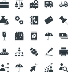 trade cool icons 2 vector image