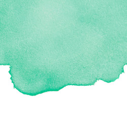 green abstract watercolor isolated on white vector image