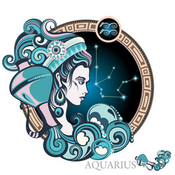 aquarius vector image