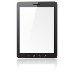 tablet pc computer vector image