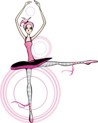 ballet vector image