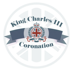 king charles iii coronation - prince vector image