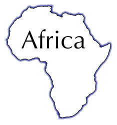 africa vector image