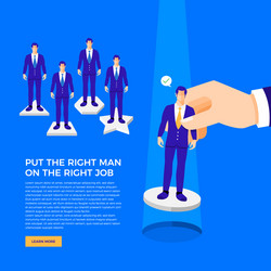 business man vector image