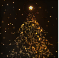 most beautiful christmas trees vector image