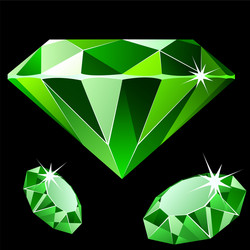 emerald vector image