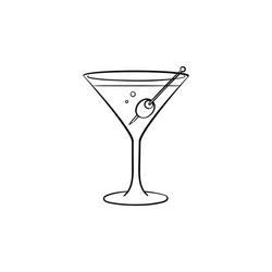 liquor hand drawn sketch icon vector image