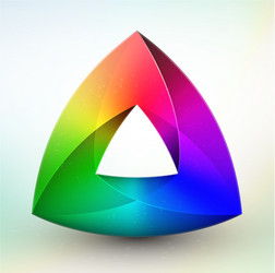 gem color wheel vector image