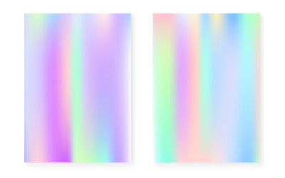 pearlescent background with holographic gradient vector image