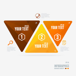 text boxes infographics options banner vector image