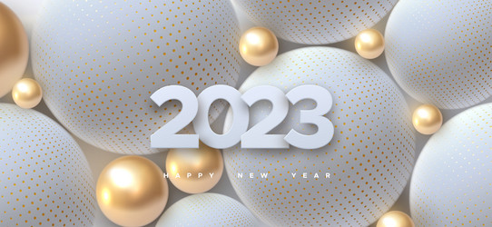 happy new 2023 year holiday vector image