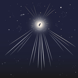 mystery of jesus christ birth vector image