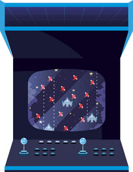 video game retro vector image