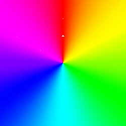 multicolor rainbow background conical gradient vector image