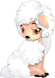 sheep vector image