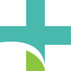 cross medical logo template vector image