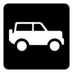 jeep icon vector image