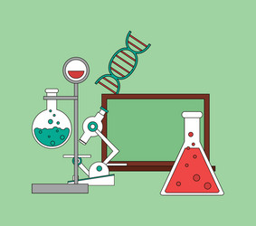 science related icons image vector image