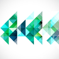 abstract triangle modern template for business vector image