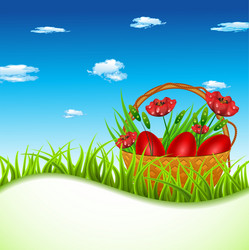 easter vector image