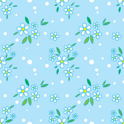 floral seamless vector image