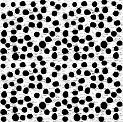 pattern in black polka dots on grunge background vector image