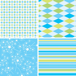 scrapbook patterns for design vector image