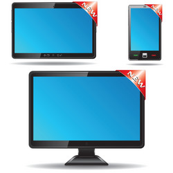 monitor tablet vector image