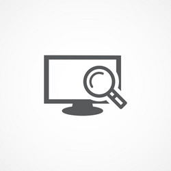 monitoring icon vector image