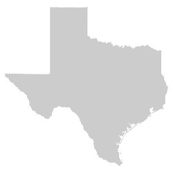 texas state map with dotted pattern vector image