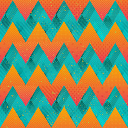 colored zigzag seamless texture vector image