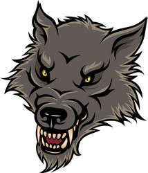 werewolf color vector image