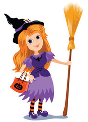 witch vector image