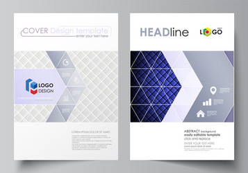 business templates for brochure flyer report vector image