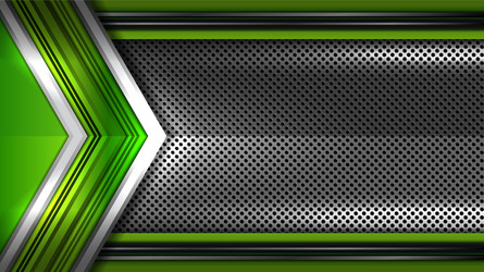 metal green background vector image