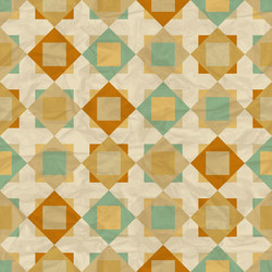 seamless retro geometric pattern vector image