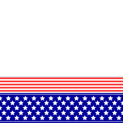 american flag symbols border vector image