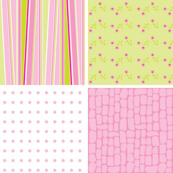 scrapbook patterns for design vector image