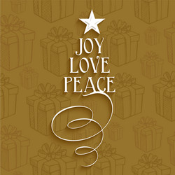 merry christmas holiday card vector image