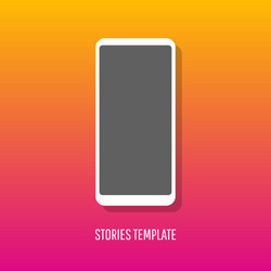 trendy template for social networks stories vector image