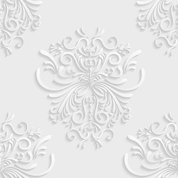 floral background seamless pattern vector image