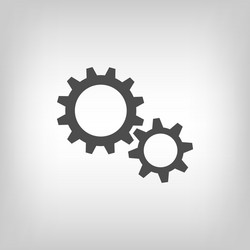 gear wheels vector image