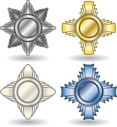 medals vector image