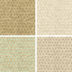 seamless lace patterns on old paper texture vector image