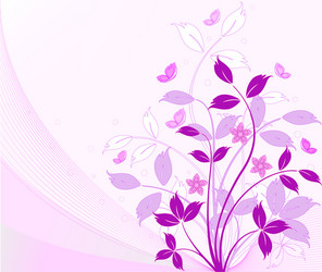 decorative abstract art design nature vector image