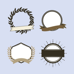 labels or badges vector image