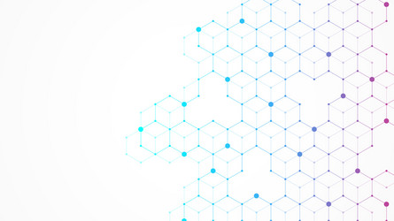 hexagons abstract background with geometric shapes vector image