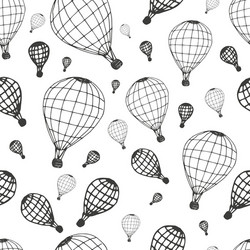 pattern air balloon vector image