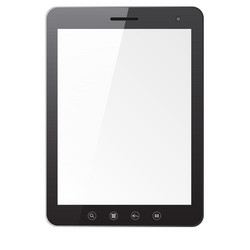 tablet pc computer vector image