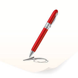 writing pen vector image